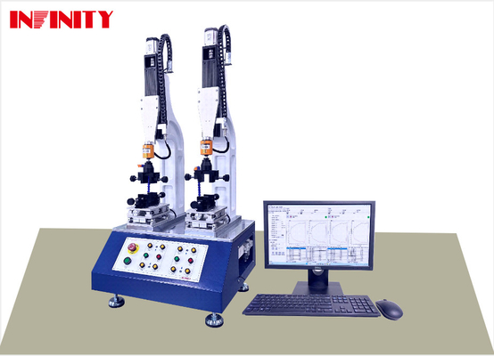 Connector Invoeging en Extractie Force Testing Machine High Precision Two Station Plug And Pull Force Testing