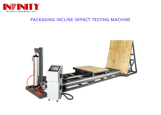 Impact snelheidsbereik 1.305-3.78 M/s Verpakkingstestmachine met W1600×H1600 mm impactplaatgrootte